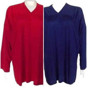 new CCM Practice Jersey, L, Red -OR- Blue,  Long sleeves, lightweight, 1 piece.